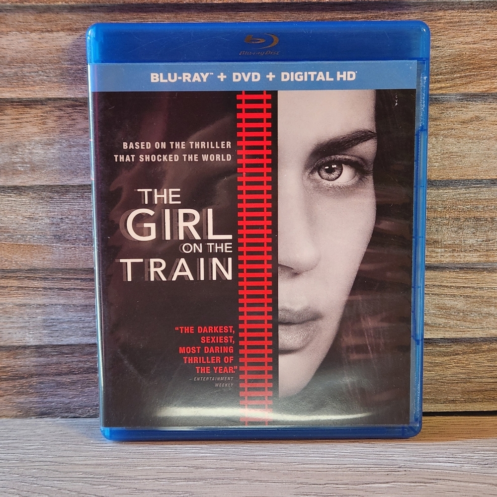 🖤 Blu Ray Girl on the Train Suspense Thriller Movie